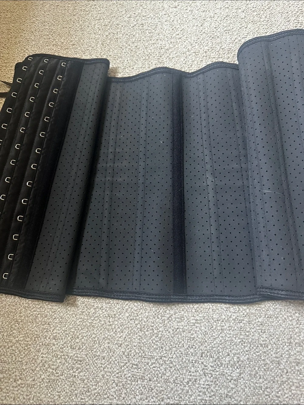 Black Waist Trainer Corset Skirt Insert